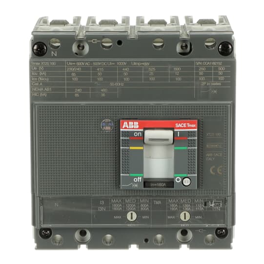 abb Xt2s 160 tma 160-1600 4p f f