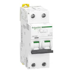 Jordfeilautomat iC65 Acti9 2P C 25A 30mA RCBO 2moduler bred