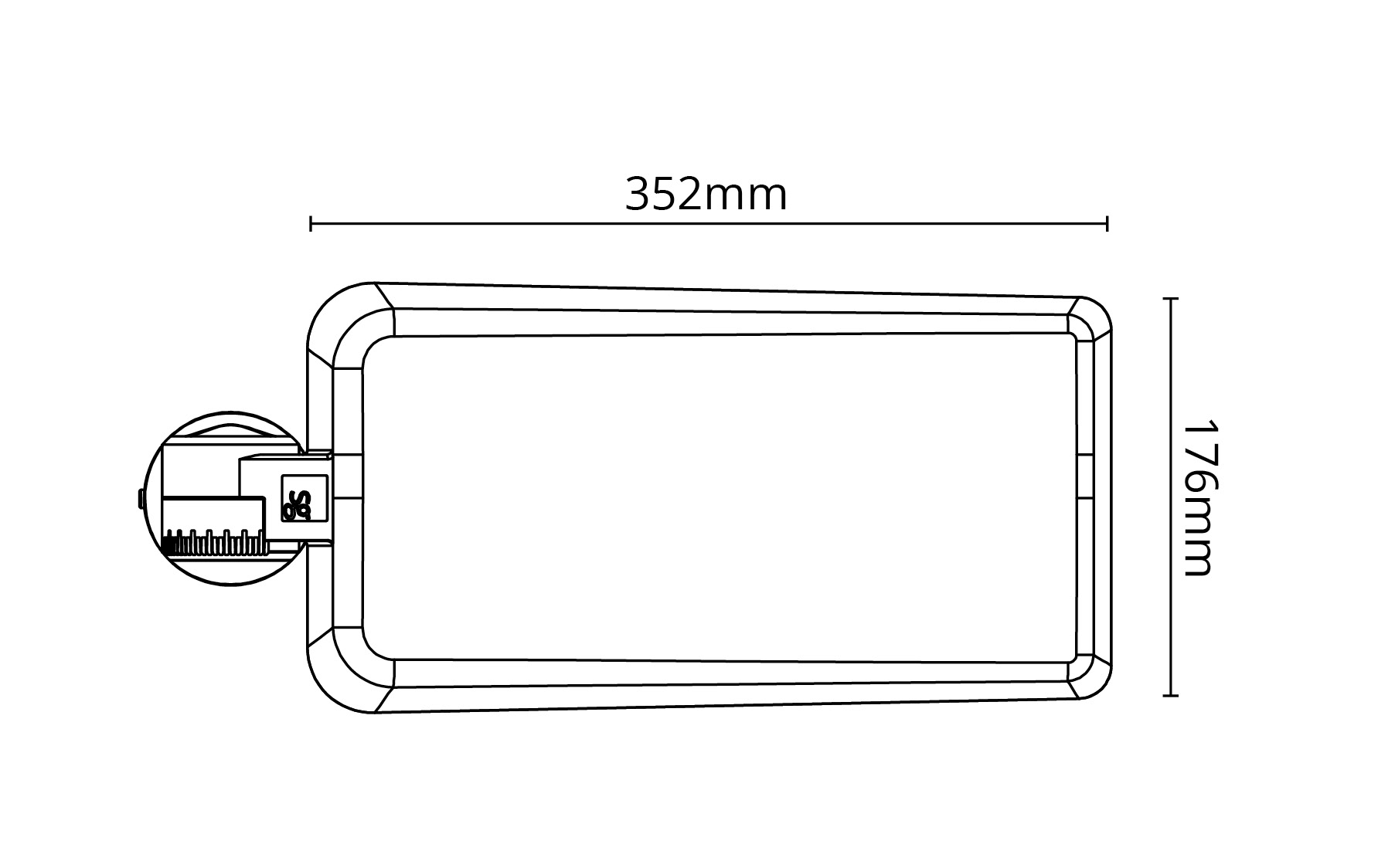 sg armaturen Pylväsvalaisin fenes maxi linssi 2 4000k