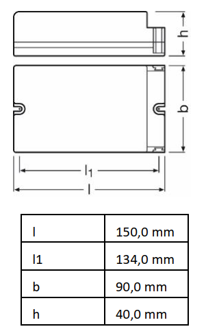 ledvance Led driver ot 165/170 240/1a0 4dim nfc gen3 ce