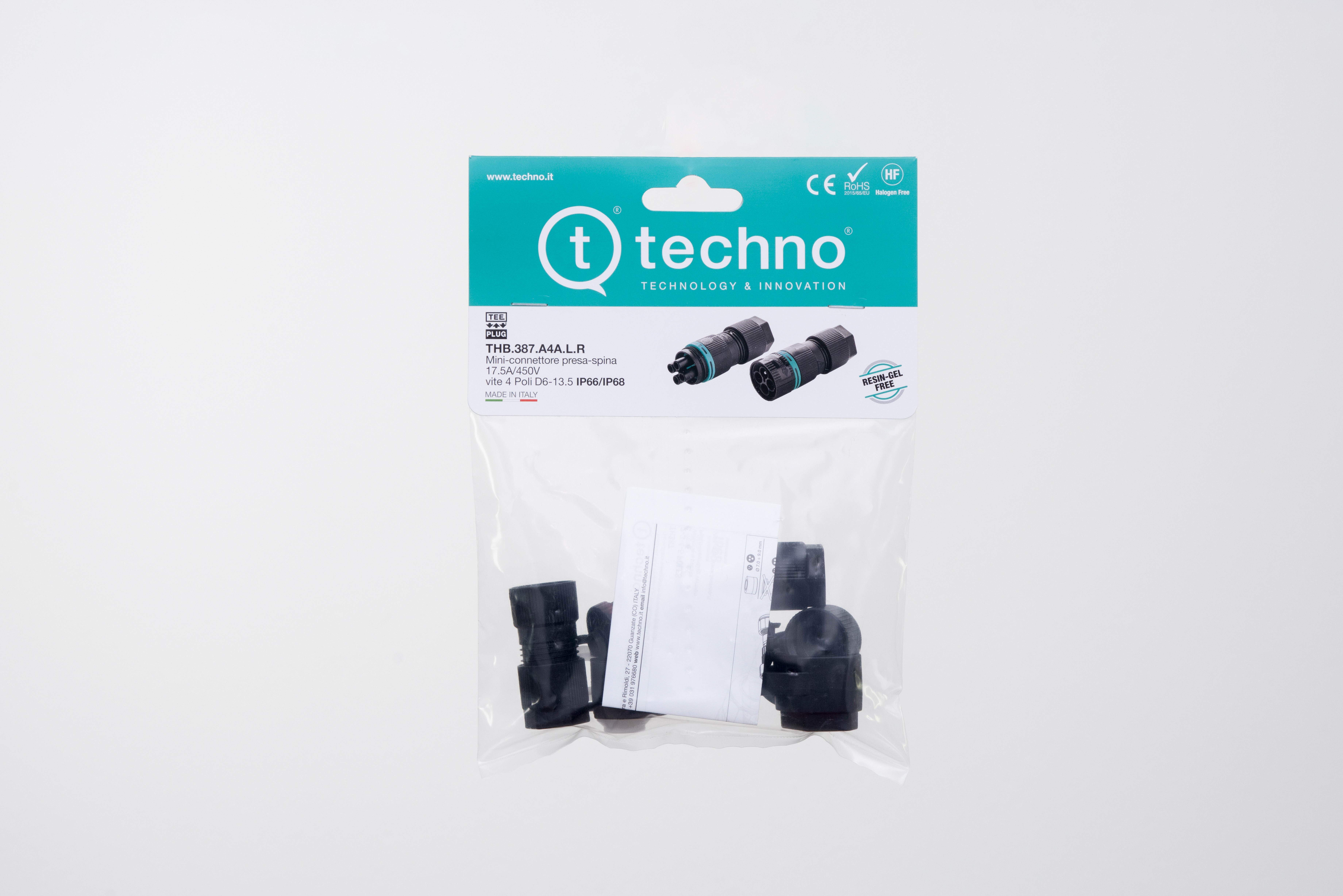 eltosea Kit stik/plug 4p d6-13.5 ip66/68xdry