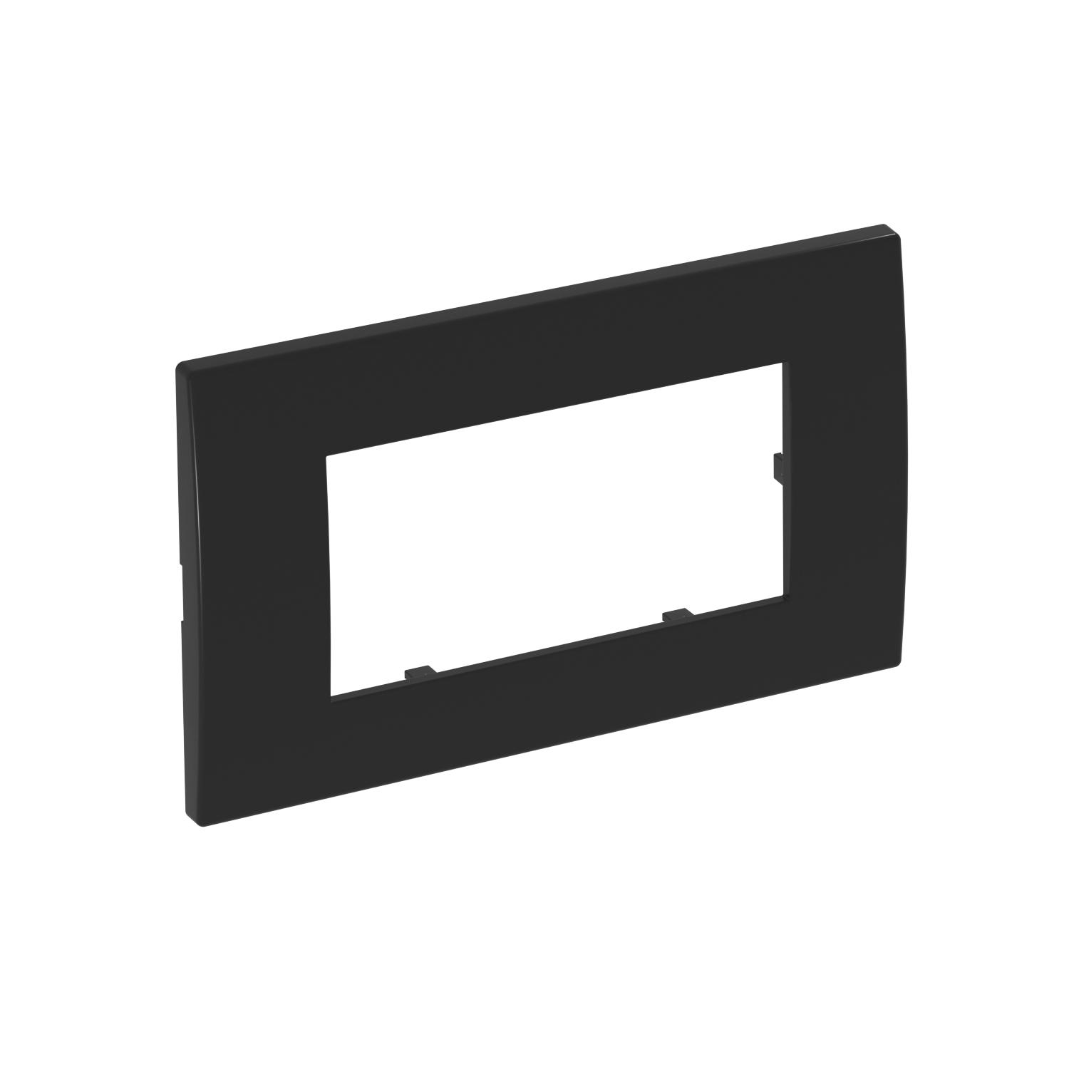 Dekkramme modul 45 dobbel, svart