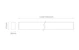 sg armaturen Suspension luminaire inspire prism 1200 3k pir wh