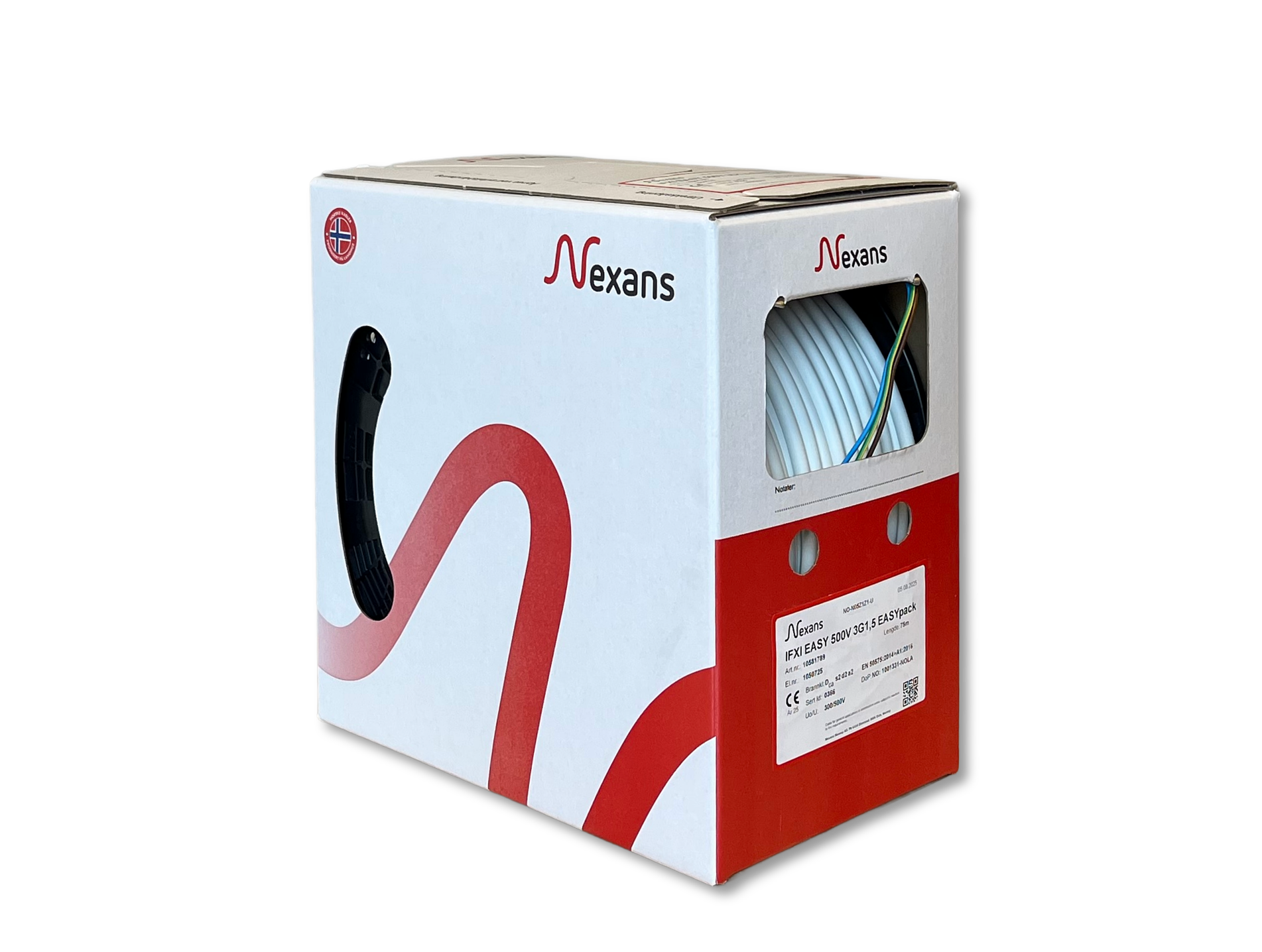 nexans Ifli easy-r red 250v 2x1/1 easypack 125