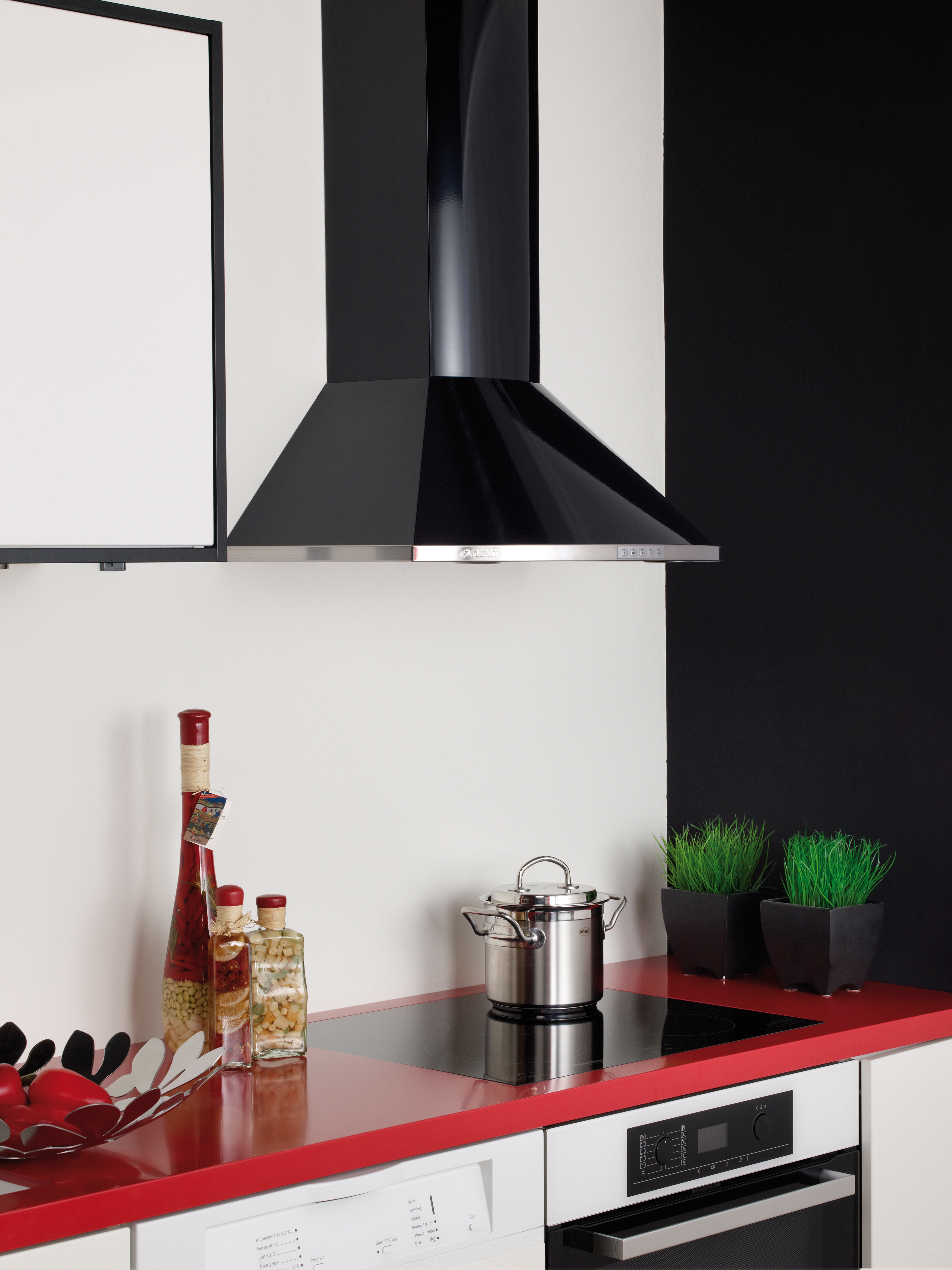 flexit Kjøkkenhette elegant e/f 60cm sv