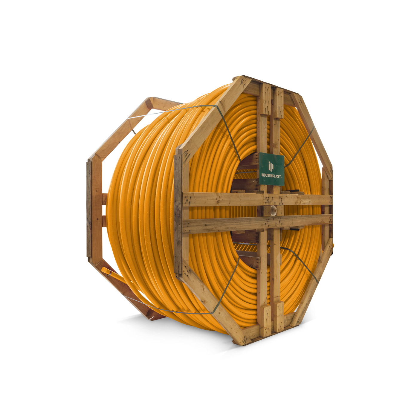 DL FIBERRØR ORANSJE VEI 1x40MM 1500M