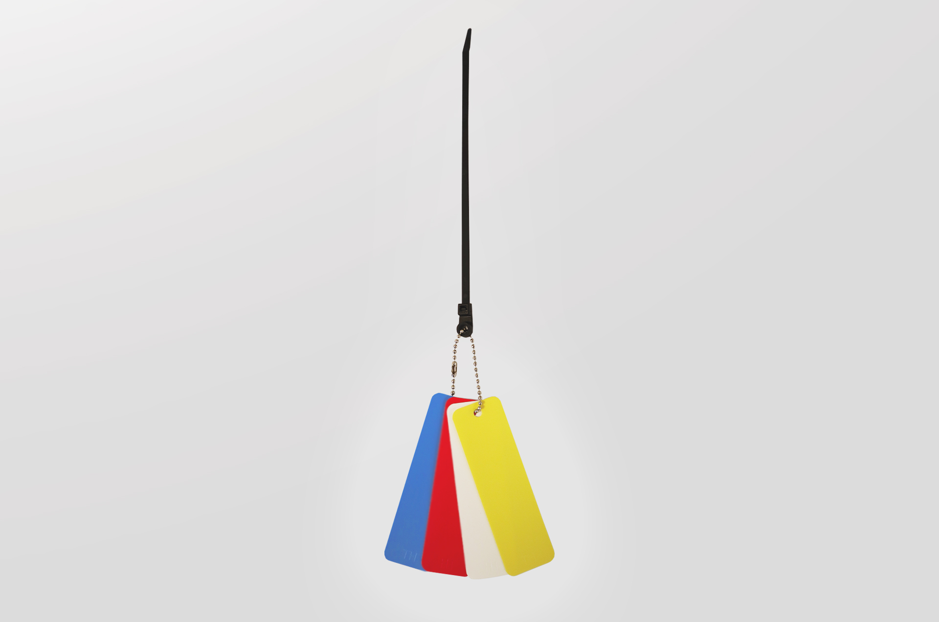 hellermann Tagpu dangle 100x30mm gul 400stk