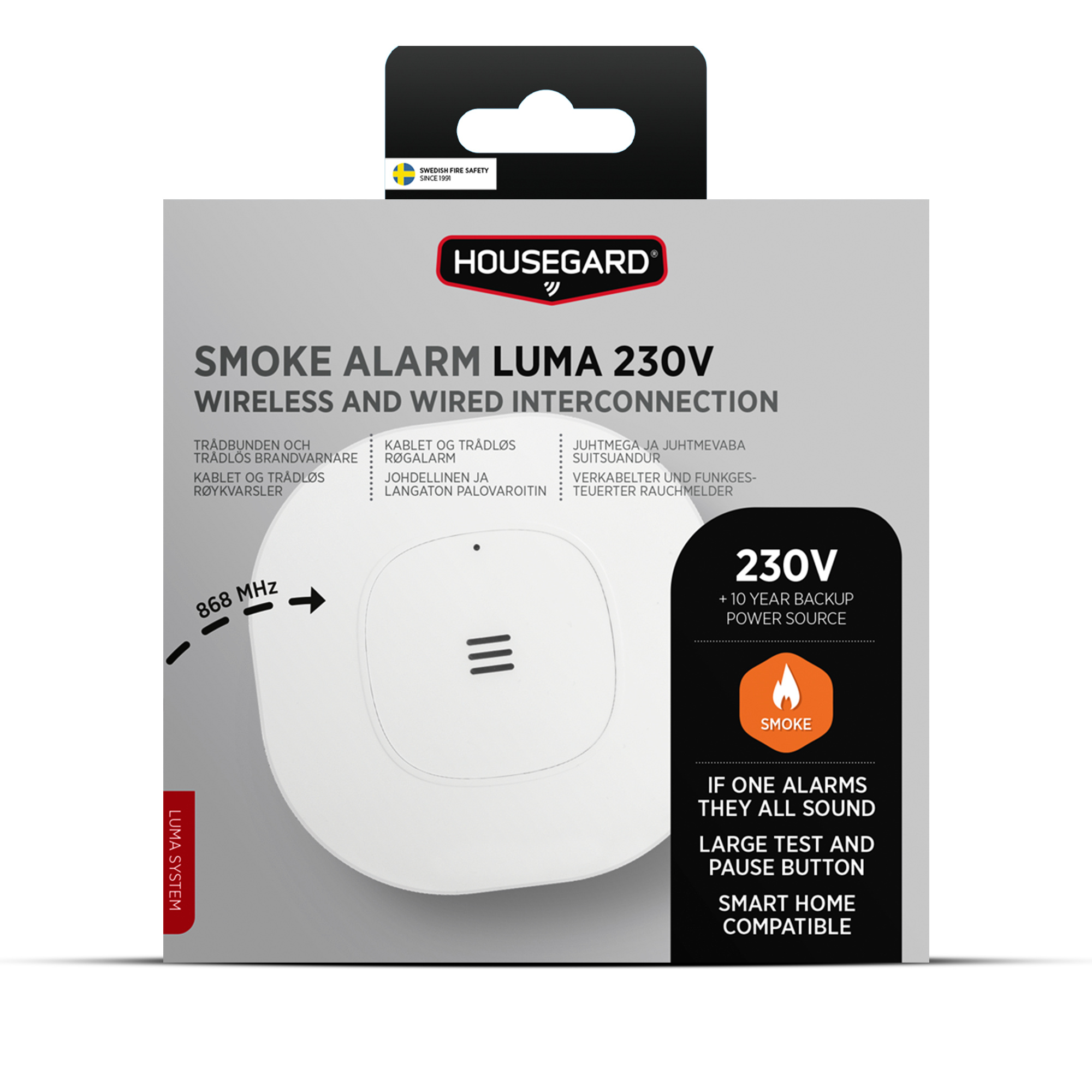 FIRE ALARM HOUSEGARD SA751 LUMA 230V