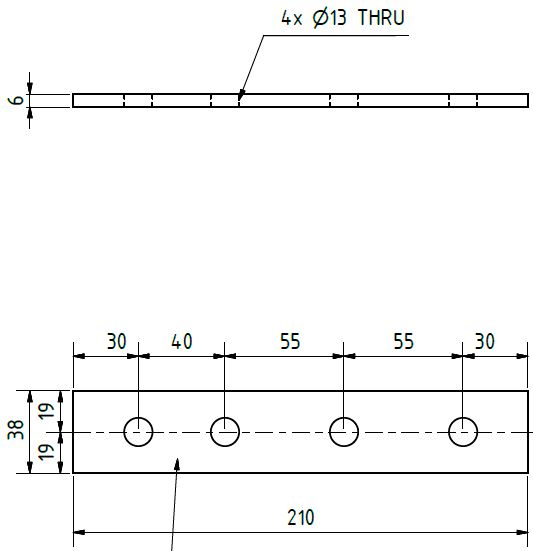 linjeservice Avlederlask rett m/4 hull