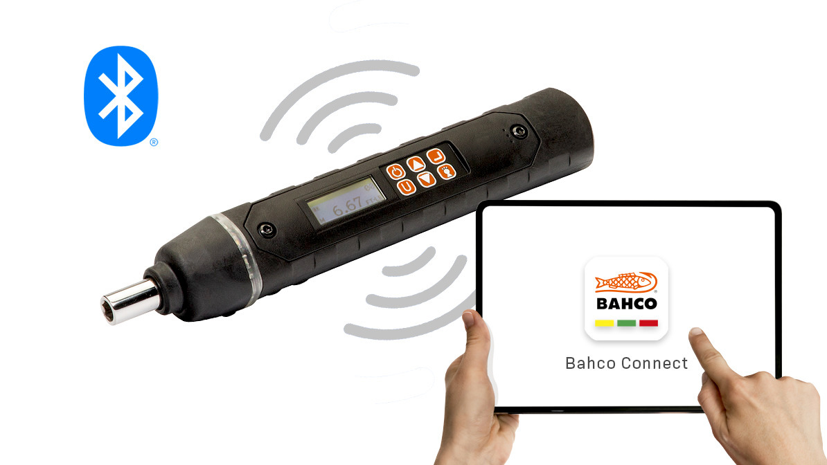 bahco Digital moment skrutrekker 1/4 0,04-0,7nm blåtann