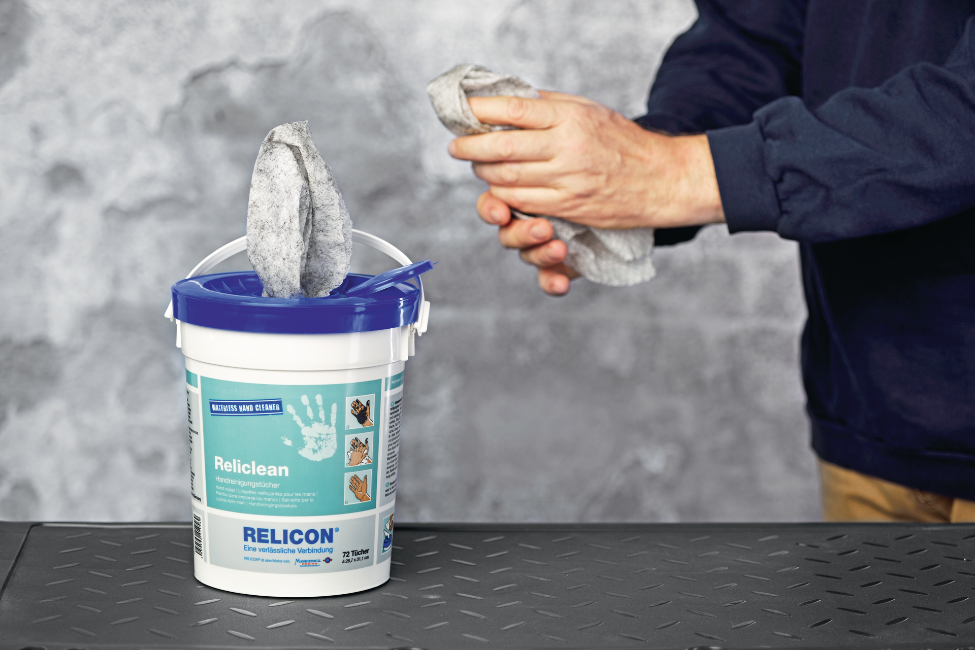 hellermann Relicon reliclean, 72 servietter