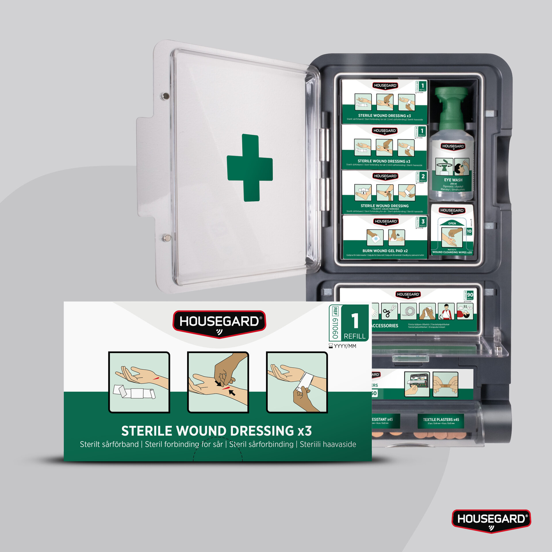 gpbm nordic Sårbandasje sterilt 3-pack