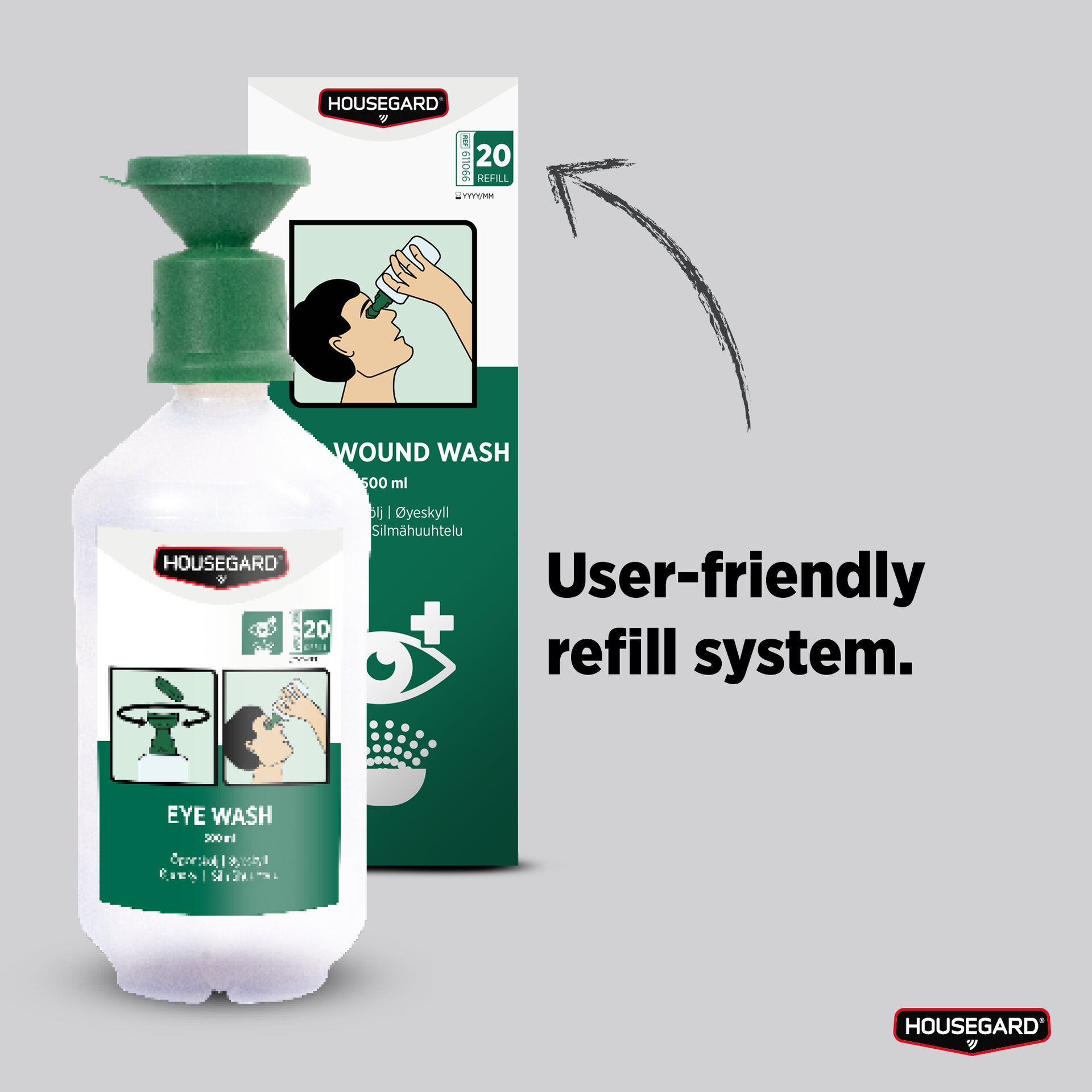 gpbm nordic Øyeskyll 500ml
