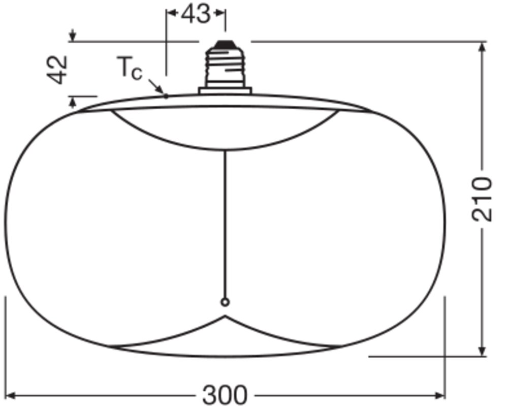 ledvance Led 1906mag big smk el32 12w818 e27 dim