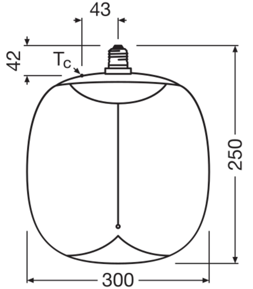 ledvance Led 1906mag big smk ov35 12w818 e27 dim