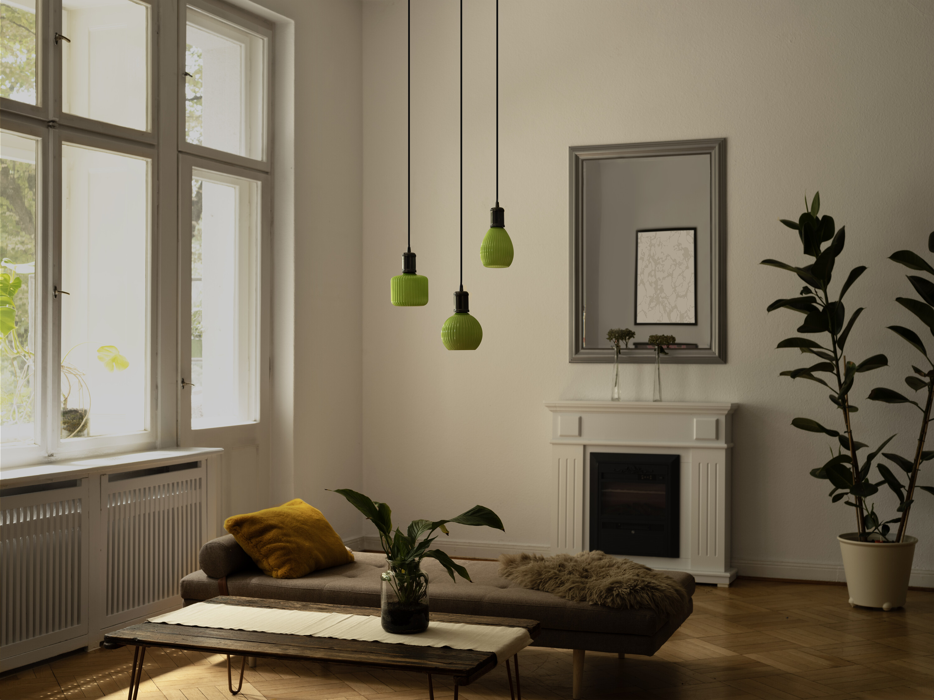ledvance Decor flatlamp 300lm oval green e27 827
