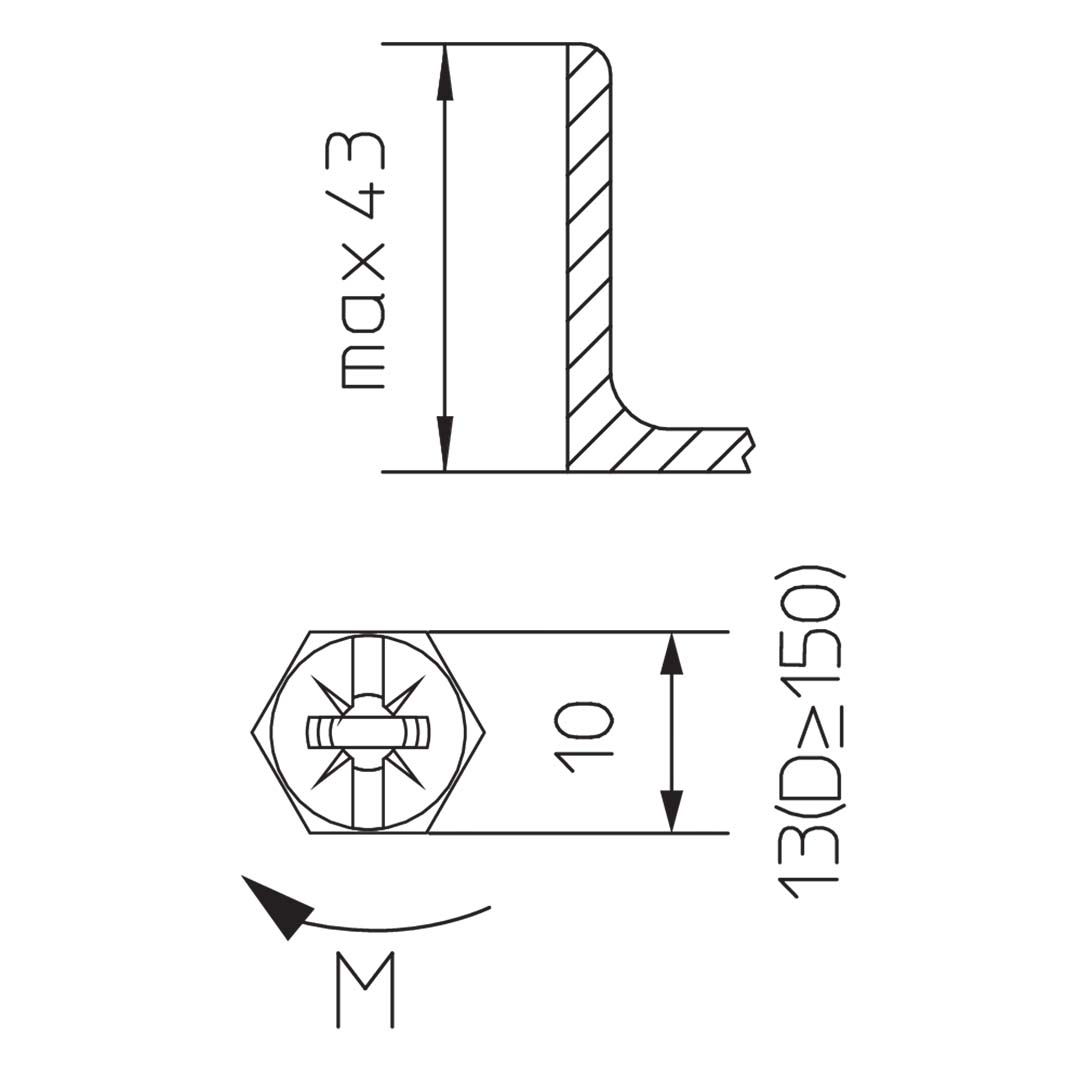 castor Kabelholder 12 s ø8-12 mm
