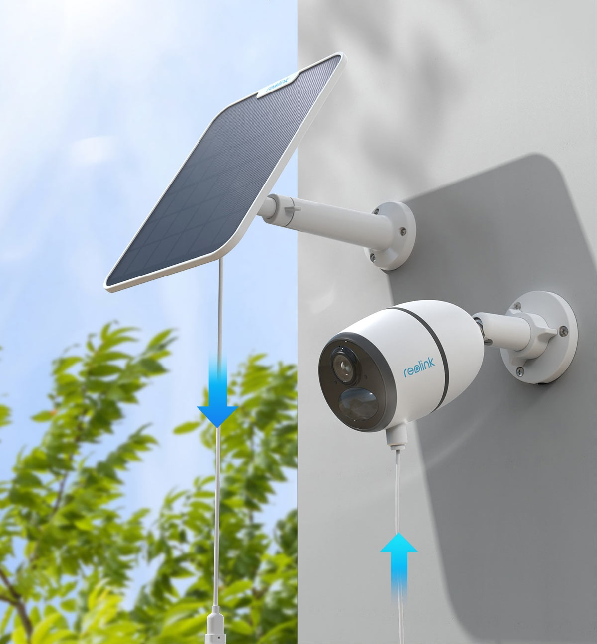 støk handel Solcellepanel 3 - 12w usb-c hvit