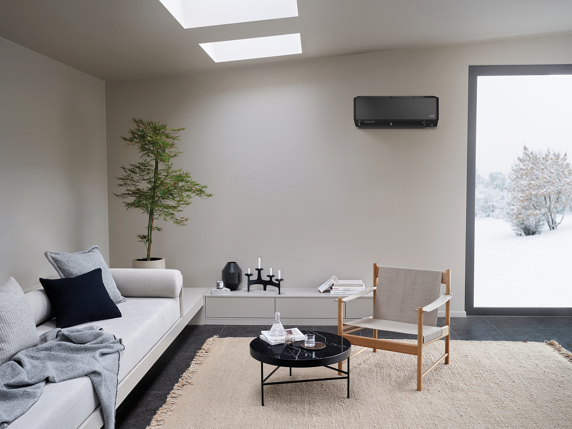mill Compact pro wifi 5200 varmepumpe innv. sort