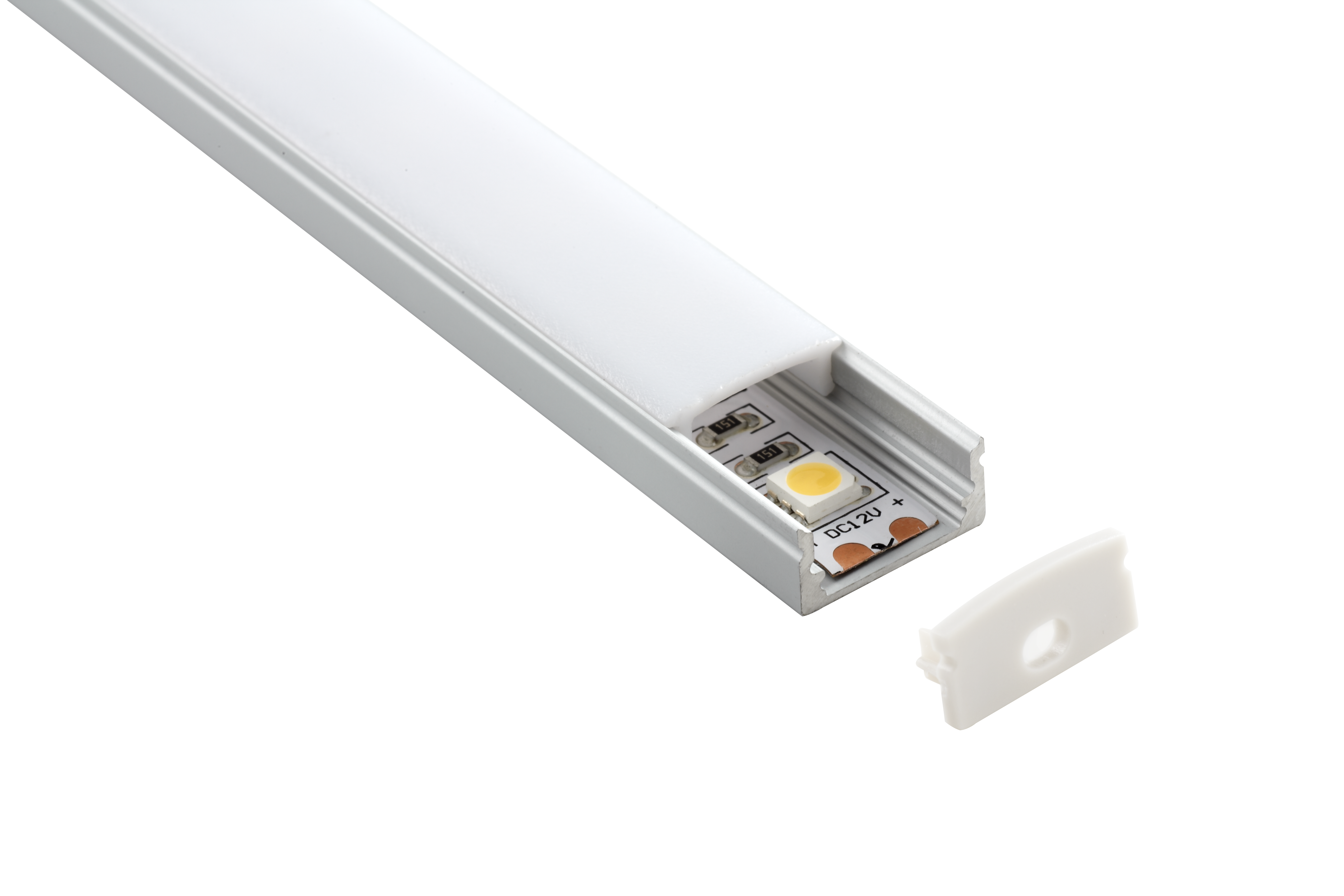 aneta lighting Scanstrip slim hvit 1,8m led-profil