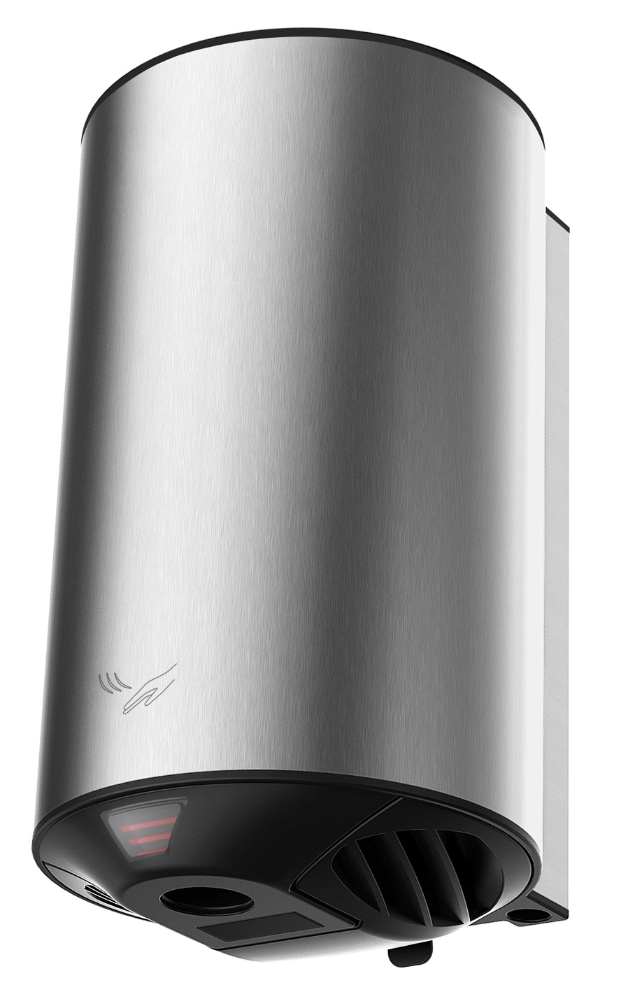 wimpel Håndtørker mini fast ii 1250w ip13 sølv