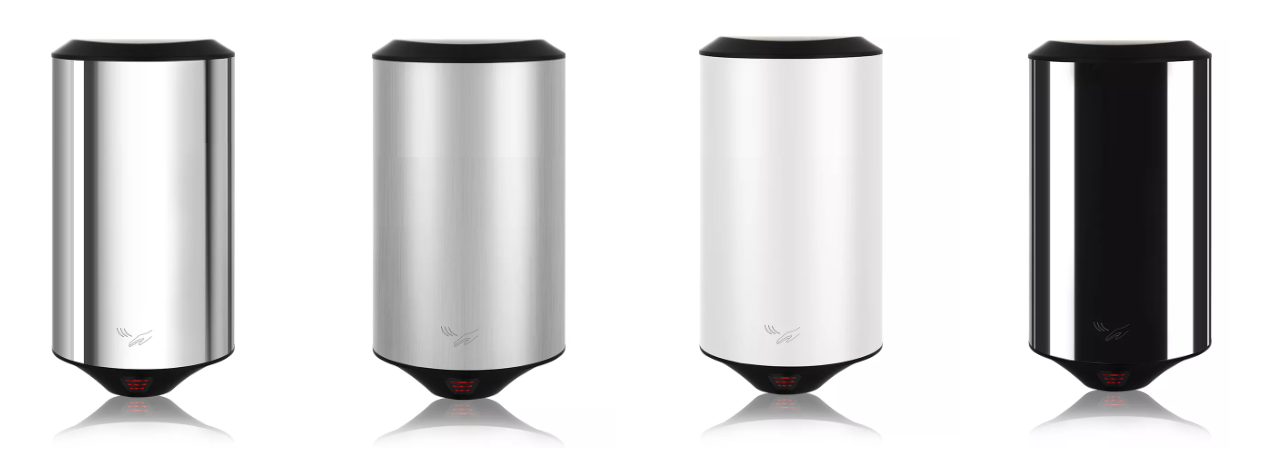 wimpel Håndtørker mini fast ii 1250w ip13 sølv