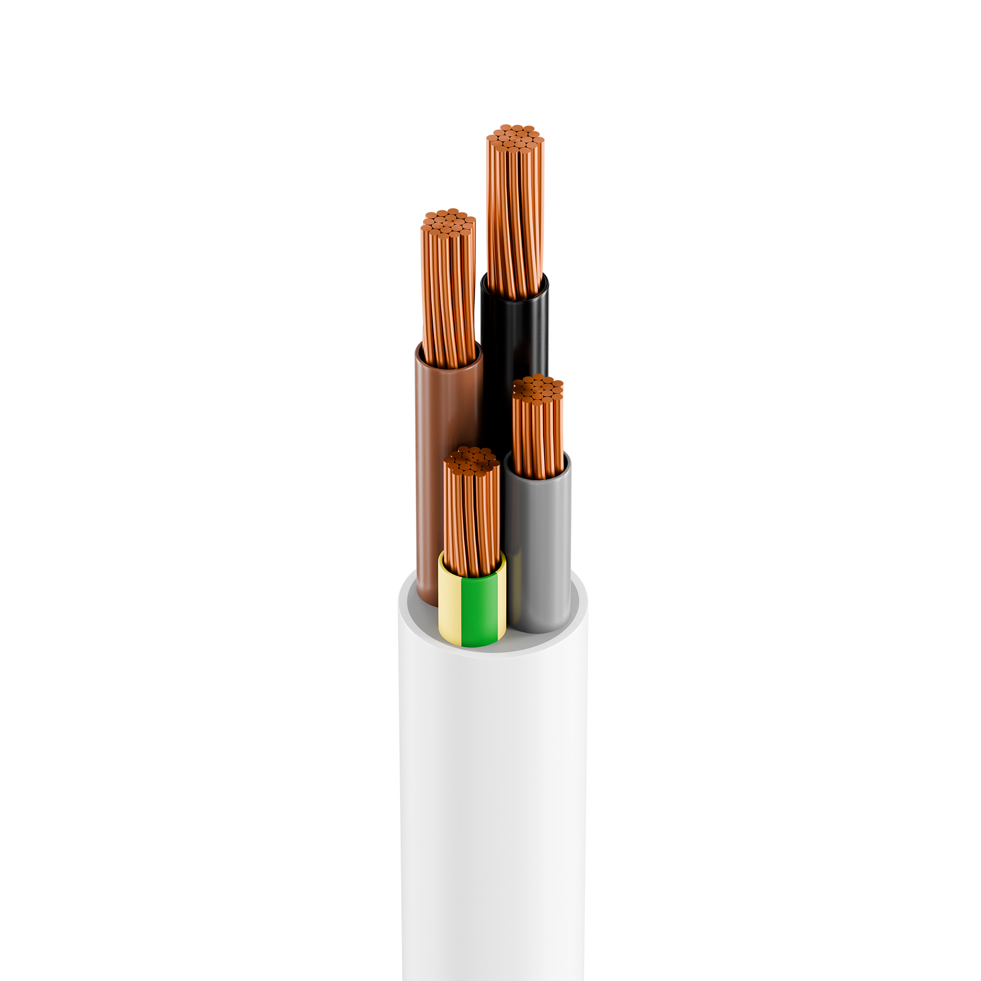 nek Ifxi mr-flex 90° 3g6mm² hvit