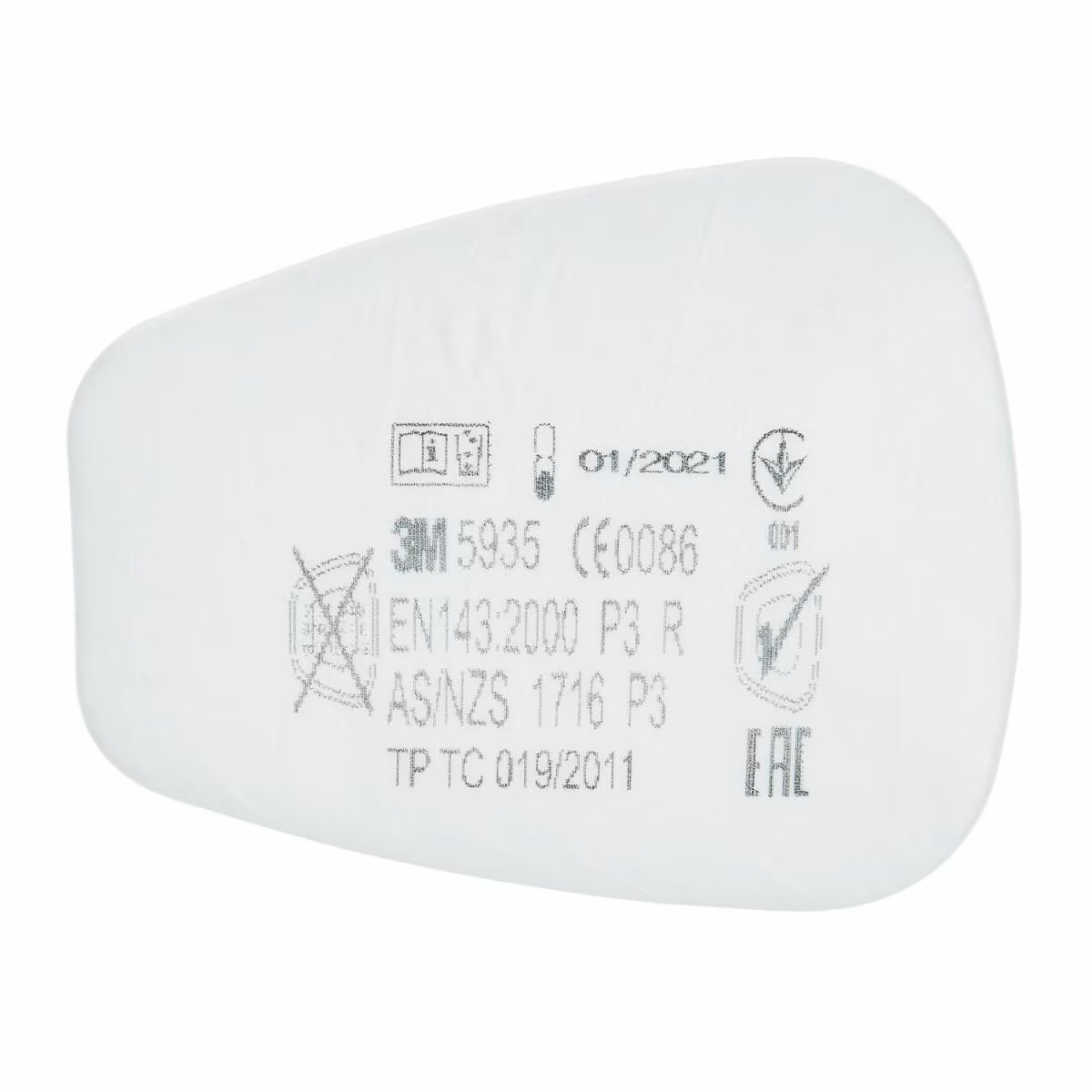 HIUKKASSUODATIN 3M 5935 P3 R