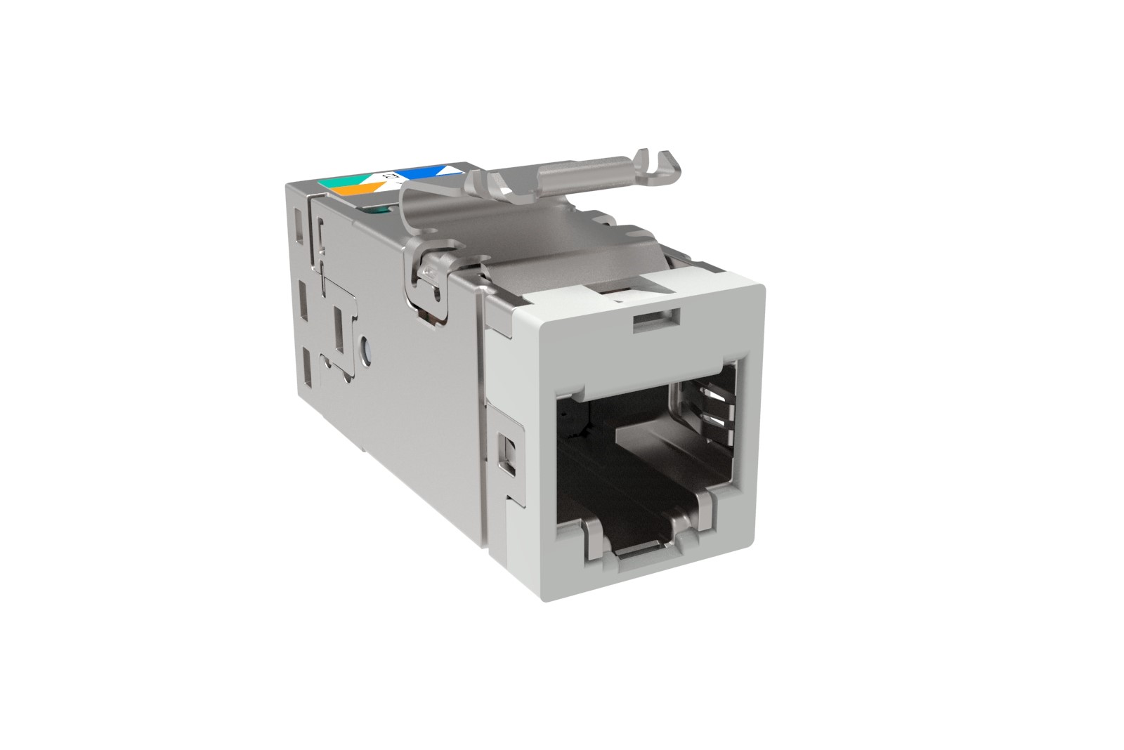 foss Kontakt cat6a stp net slx eco 24stk grå