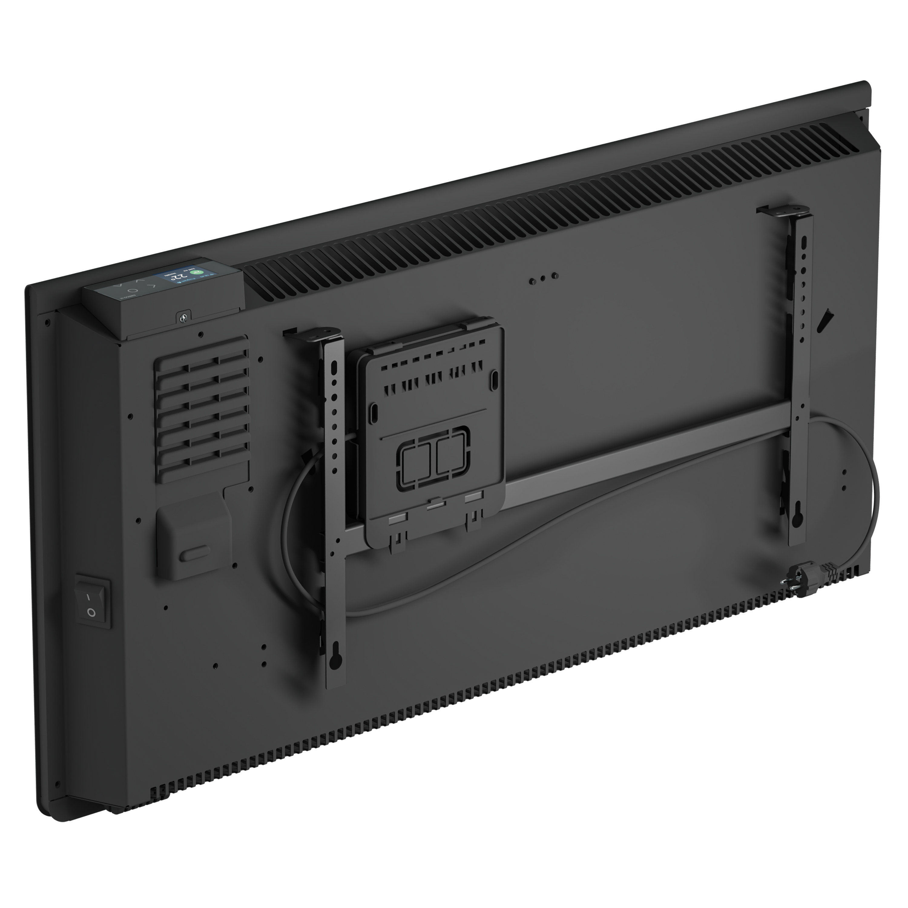ebeco Wallflex 600 wifi panelovn sort, 2000w 230v