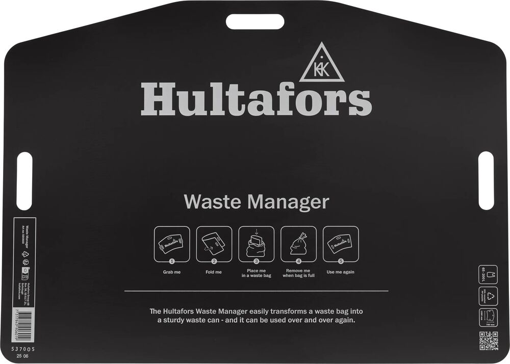 hultafors group Søppelsekkholder sort