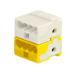 INSTALLATIONSMATERIAL KNX ANSLUTNINGSKLÄMMA VIT/GUL