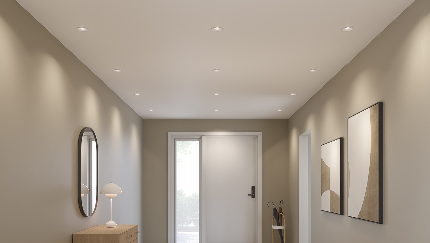 plejd Downlight tilt hvit