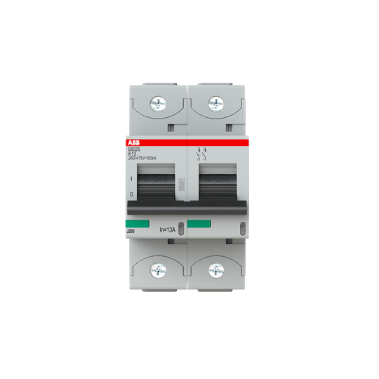 abb Johdonsuojakatkaisija s800 2-napainen k-käyrä 13a