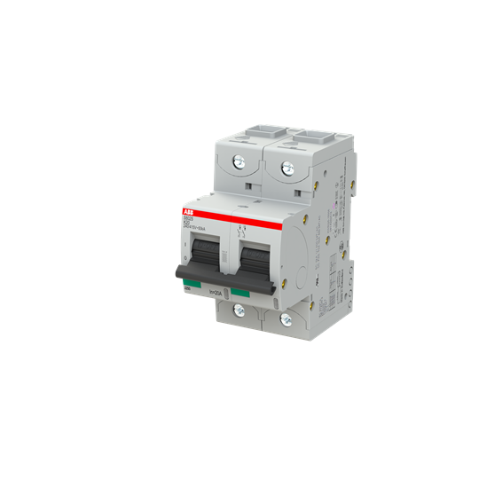 abb Miniature circuit breaker s800 2-poles k-char. 20a
