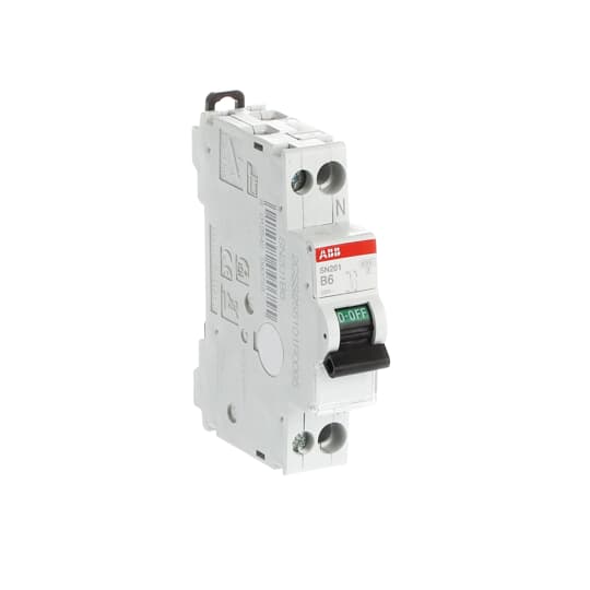 abb Miniature circuit breake sn201 2-poles 1+n b-char. 6a