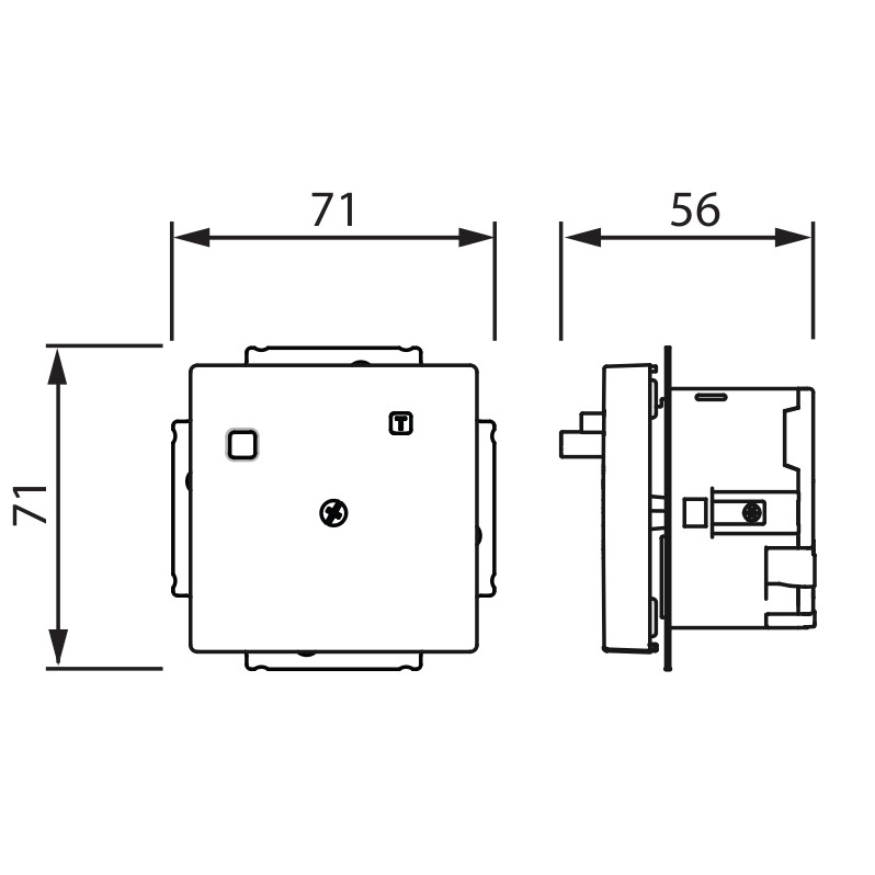 abb Vikavirtasuojakytki impressivo 30ma, ip21, jatk. ant