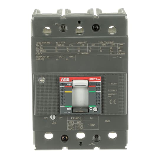 abb Xt3n 250 tmd r125 3p f f