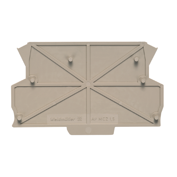 weidmüller Endeplate for mcz 1.5, beige