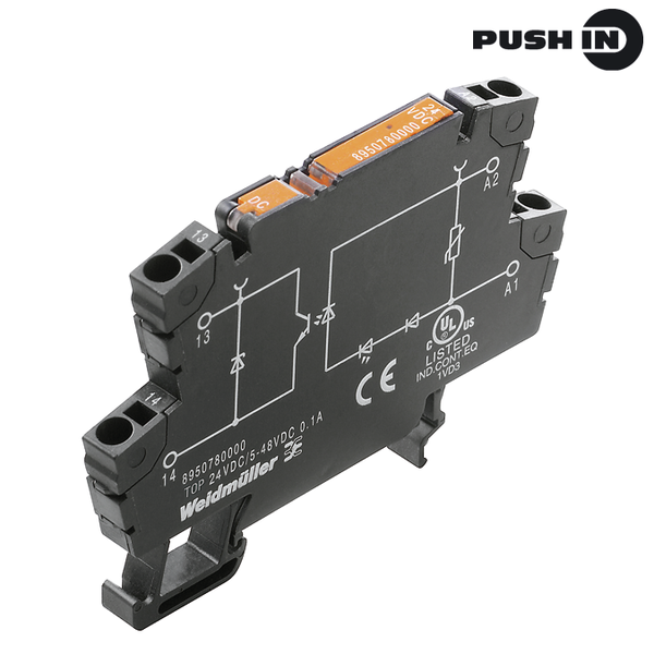weidmüller Optokobler 5-48 v dc , 500 ma, push-in