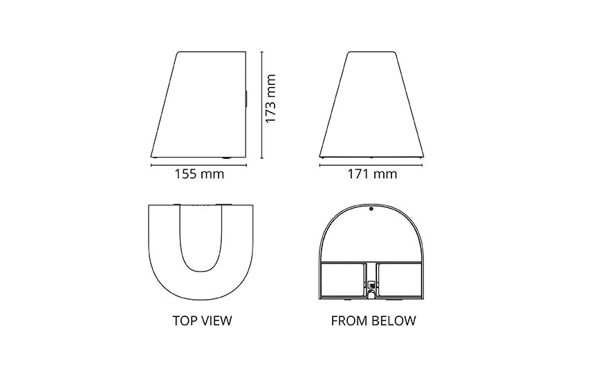sg armaturen Seinävalaisin ulko spike 1100 11,5w 4k gr