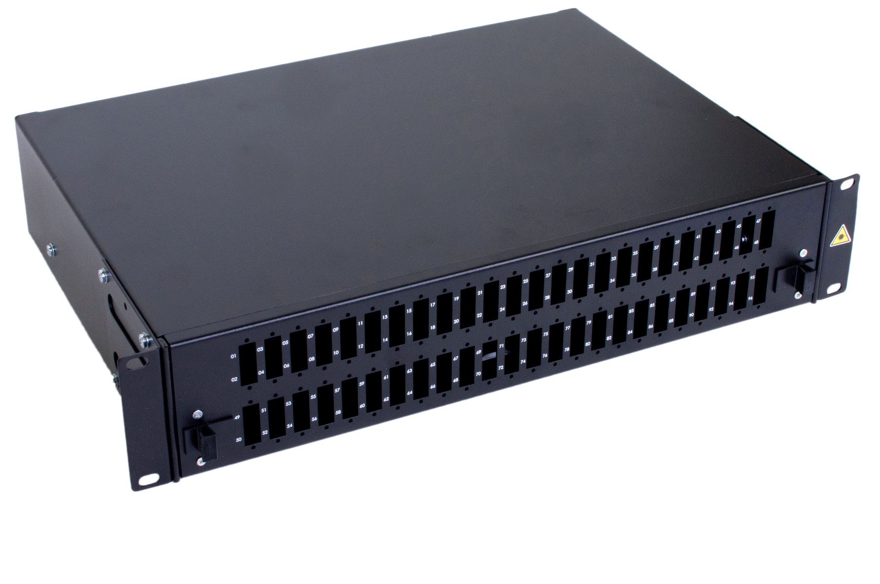 FIBERPANEL 19, 48X SC-D SVART .