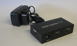 HDMI SPLITTER/FORSTERKER 1:2 INKL 220V ADAPTER