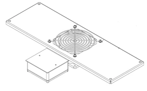laukamo Fan module 3-fans with thermostat