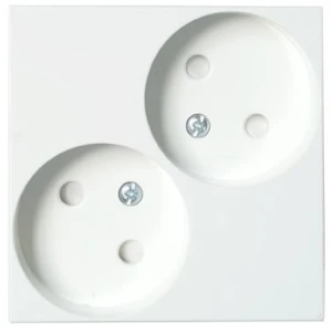 schneider electric Pistorasia keskiölevyllä 2-os 70x70mm valkea