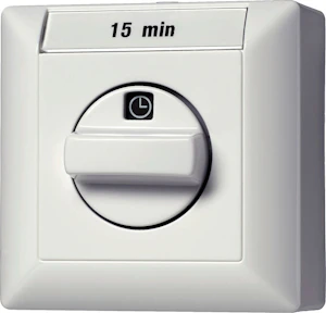 jung Timer ip44 infälld w1015aww 0..15 min 16a