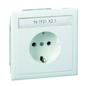 schneider electric Anslutningssats,schuko cyb-ps,1-vägs 90+led,vit