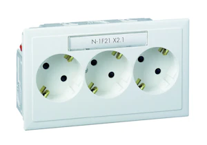 schneider electric Pistorasiapakkaus cyb-ps,3-os 37,valkoinen