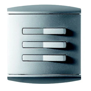 schneider electric Switch 1+1+1 switch alu metallic