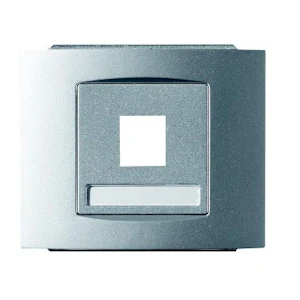 schneider electric Centre plate 1 keystone alu metallic
